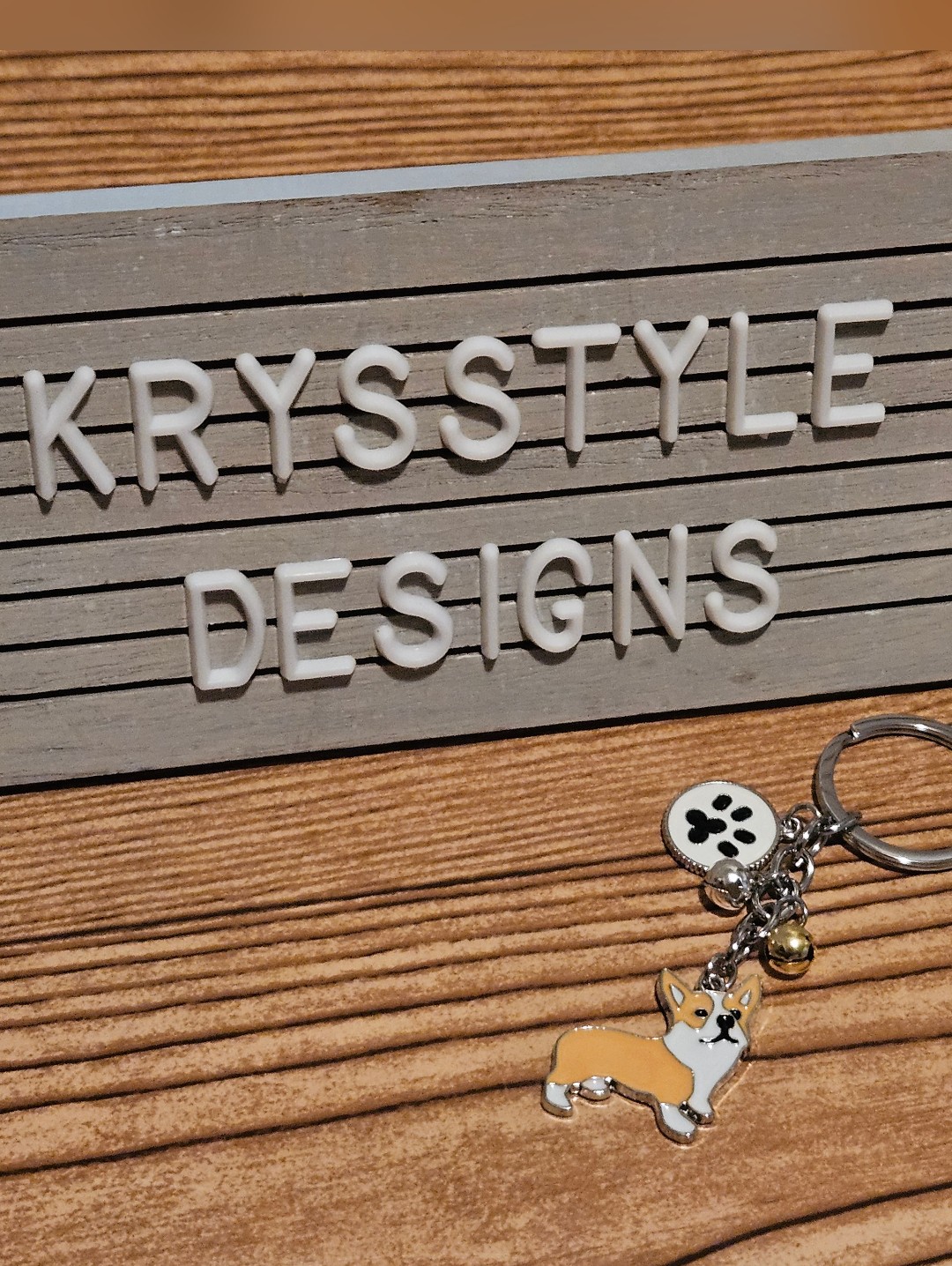 Corgi Dog Keychain
